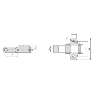 C tipo ir CA tipo plieninės žemės ūkio grandinės