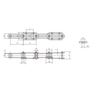 konvejerio grandinė liftui