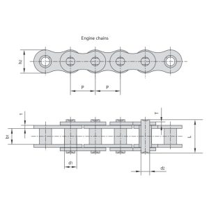 motociklo variklio grandinė