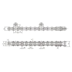 ryžių kombaino grandinė