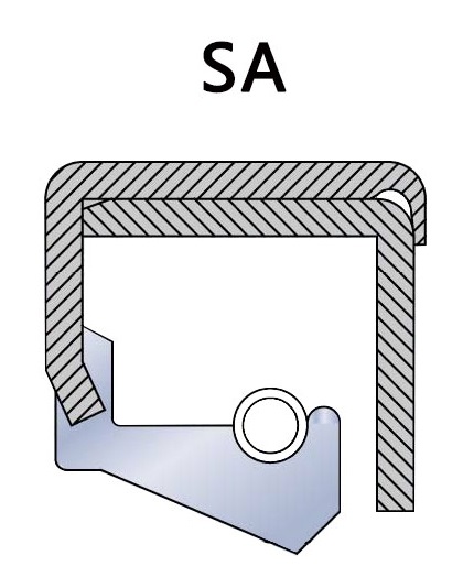 single lip tin skeleton oil seal