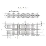 sunkiosios klasės ritininės grandinės