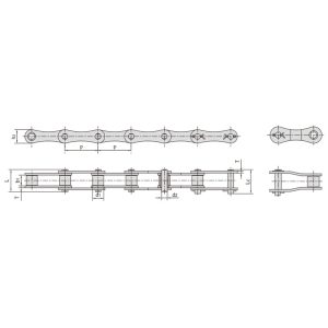 S tipo plieninė žemės ūkio grandinė