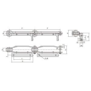 tabako mašinų konvejerių grandinė