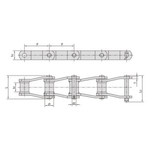 suvirinta konstrukcinė išlenkta plokštė grandinė