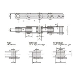 z serijos konvejerių grandinės