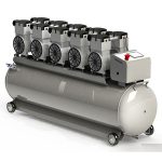 dantų elektrinis be alyvos oro kompresorius