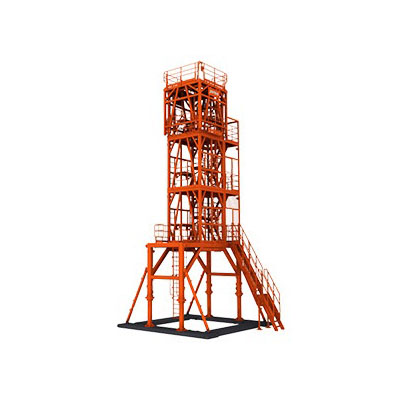 spiralinės vamzdžių bokštas