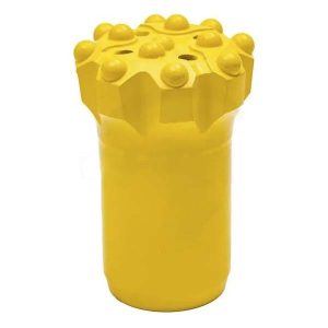 T45 srieginis gręžtuvas su įtraukiamu mygtuku ir įdubintu centru