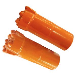 T60 srieginis gręžimo antgalis su įtraukimo mygtuku ir įdubintu centru